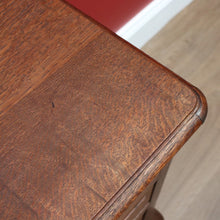 Load image into Gallery viewer, x SOLD Antique French Sewing Cabinet, French Oak Bedside Cabinet, 2 Drawer Lamp Table B10690