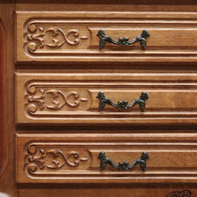 Load image into Gallery viewer, x SOLD Vintage French Chest of Drawers French Oak Three Drawer Chest Hall Entry Cabinet B10955