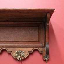 Load image into Gallery viewer, x SOLD Antique French Coat Rack, Coat and Scarf Rack Umbrella Holder Oak Brass Hat Rack B10763