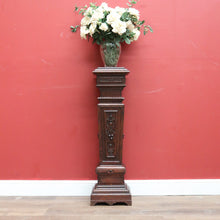 Load image into Gallery viewer, x SOLD Antique French Oak Pedestal, Jardinière Stand, Plant Stand, Planter Pedestal B11201