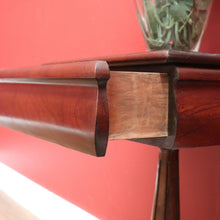 Load image into Gallery viewer, x SOLD Antique Australian Cedar Hall Table Single Pedestal Lamp Table Side Sewing Table B10729