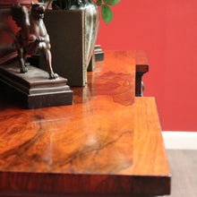 Load image into Gallery viewer, x SOLD Antique English Rosewood Sideboard Fretwork Backboard and Doors Twin Pedestals. B9851