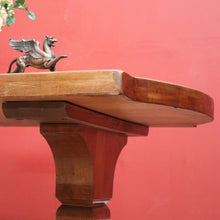 Load image into Gallery viewer, x SOLD Antique French Oak Dining Table or Twin Pedestal Kitchen Table, Stretcher Base. B11268