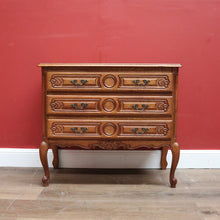 Load image into Gallery viewer, x SOLD French Chest of Drawers, Vintage French Oak 3 Drawer Chest Hall Cabinet Cupboard B10933