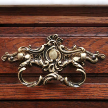 Load image into Gallery viewer, x SOLD Pair of Antique French Oak and Marble Top, Bedside Cabinet Bedsides Lamp Tables B11214