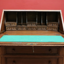 Load image into Gallery viewer, x SOLD Antique Writing Bureau Desk, French Oak Drop Front Bureau Desk Chest of Drawers B10535