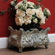 Load image into Gallery viewer, x SOLD Antique French Jardinière, Shell Handle Pot Plant, Pot Planter Garden Pot Holder B11127