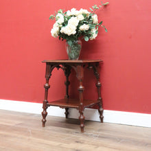 Load image into Gallery viewer, x SOLD Antique French Hall Table, Two Tier Lamp Table, Jardinière Stand Plant Stand B10259