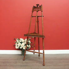 Load image into Gallery viewer, x SOLD Antique French Walnut Easel, French Painters Easel, Painting Holder, Music Stand B10521