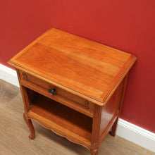 Load image into Gallery viewer, x SOLD Vintage French Cherrywood Bedside Tables, Lamp Table or Side Wine Table B11091