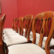 Load image into Gallery viewer, x SOLD Set of 12 Antique Dining Chairs, Antique English Mahogany Kitchen Chairs B11144
