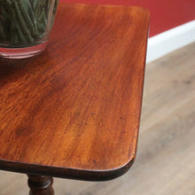 Load image into Gallery viewer, x SOLD Antique English Mahogany Writing or Reading Table, Tilt Top Wine Or Lamp Table B11247