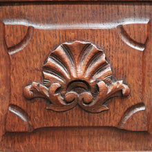 Load image into Gallery viewer, x SOLD Pair of Antique French Oak and Marble Top, Bedside Cabinet Bedsides Lamp Tables B11214