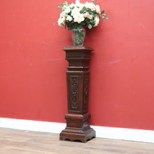 Load image into Gallery viewer, x SOLD Antique French Oak Pedestal, Jardinière Stand, Plant Stand, Planter Pedestal B11201