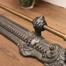 Load image into Gallery viewer, x SOLD Vintage Cast Iron and Brass Fire Fender, or Fire Place Curb. B11279