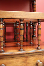 Load image into Gallery viewer, x SOLD Antique English Walnut Music Canterbury Open Bookcase Combination Display Stand. B9449