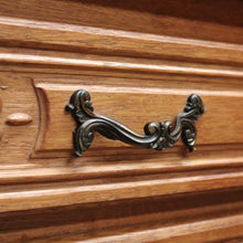 Load image into Gallery viewer, x SOLD Vintage French Chest of Drawers French Oak Three Drawer Chest Hall Entry Cabinet B10955