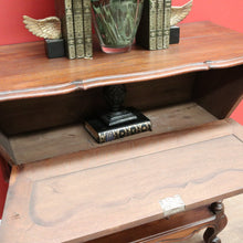 Load image into Gallery viewer, x SOLD Vintage French Oak Drop/Fall Front Kneading Trough Hallway Table Cabinet Stand B10703