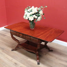 Load image into Gallery viewer, x SOLD Antique English Centre Table, Large Lamp or Side Table, Cushion Drawer Desk B10740