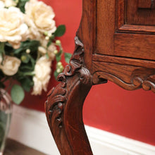 Load image into Gallery viewer, x SOLD Pair of Antique French Oak and Marble Top, Bedside Cabinet Bedsides Lamp Tables B11214