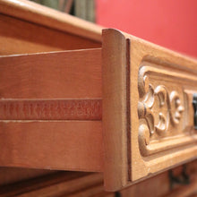 Load image into Gallery viewer, x SOLD Vintage French Chest of Drawers French Oak Three Drawer Chest Hall Entry Cabinet B10955