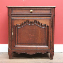 Load image into Gallery viewer, x SOLD Antique French Hall Cupboard, Large Bedside Table, Lamp Side or Office Cabinet B10762