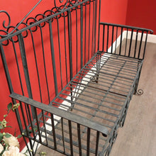 Load image into Gallery viewer, x SOLD Vintage French Wrought Iron Garden Chair, Seat Bench Chair Verandah Armchair. B10395
