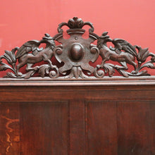 Load image into Gallery viewer, x SOLD Antique French Queen Bed, Carved Oak French Bed, incl. Head, Foot, Rails, Slats B11164