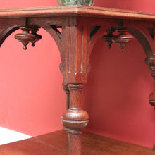 Load image into Gallery viewer, x SOLD Antique French Hall Table, Two Tier Lamp Table, Jardinière Stand Plant Stand B10259
