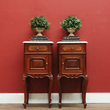 Load image into Gallery viewer, Antique French Bedside Tables, Antique French Lamp Tables, Side or Hall Cupboard B10753