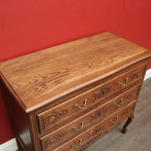 Load image into Gallery viewer, x SOLD Antique French Chest of Drawers, 3 Drawer Hall Table, Hall Cabinet Large Bedside B10296