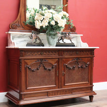 Load image into Gallery viewer, x SOLD Antique French Dressing Table, French Walnut Hall Cabinet, Entry Foyer Cupboard B10842