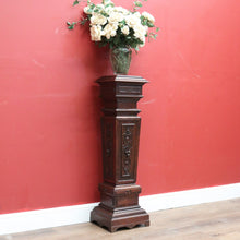 Load image into Gallery viewer, x SOLD Antique French Oak Pedestal, Jardinière Stand, Plant Stand, Planter Pedestal B11201