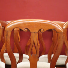 Load image into Gallery viewer, x SOLD Set of 12 Antique Dining Chairs, Antique English Mahogany Kitchen Chairs B11144