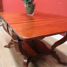 Load image into Gallery viewer, x SOLD Antique English Centre Table, Large Lamp or Side Table, Cushion Drawer Desk B10740