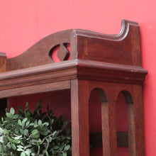 Load image into Gallery viewer, x SOLD Antique English Open Bookcase, Antique Art Nouveau Bookcase, Four Tier Book Self B10990