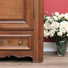 Load image into Gallery viewer, x SOLD Antique French Cloak Cabinet, French Hall Cupboard, Oak Wardrobe Armoire Drawer B10804