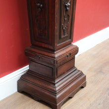 Load image into Gallery viewer, x SOLD Antique French Oak Pedestal, Jardinière Stand, Plant Stand, Planter Pedestal B11201