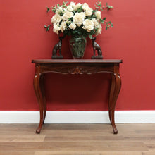 Load image into Gallery viewer, x SOLD Antique French Mahogany Hall Table Games Table Fold over Card Table, Carved Legs B10730