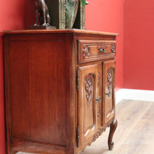 Load image into Gallery viewer, x SOLD Vintage Antique French Hall Cabinet Sideboard, Entry Foyer Cupboard with Drawer B10632