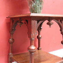Load image into Gallery viewer, x SOLD Antique French Hall Table, Two Tier Lamp Table, Jardinière Stand Plant Stand B10259