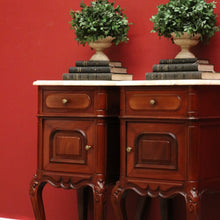 Load image into Gallery viewer, x SOLD Antique French Bedside Tables, Antique French Lamp Tables, Side or Hall Cupboard B10753