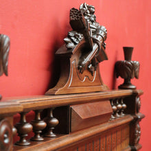 Load image into Gallery viewer, x SOLD Antique French Walnut Single Bed Head Single Bed Headboard with Thistle Finials B10457