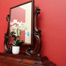 Load image into Gallery viewer, x SOLD Antique Dressing Table, Antique English Mahogany 6 Drawer Mirror Dressing Table. B9671