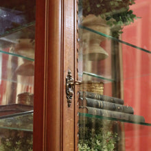 Load image into Gallery viewer, x SOLD Antique French China Cabinet, Glass and Walnut Antique French Display Cupboard B11141