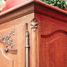 Load image into Gallery viewer, x SOLD Antique French Sideboard, Buffet Linen Press Cabinet Hall Cupboard Large Storage. B9796