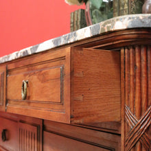 Load image into Gallery viewer, x SOLD Antique French Chest of Drawers Mirror Back Dressing Table, Antique Hall Cabinet B10822