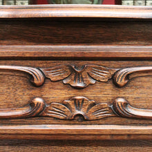 Load image into Gallery viewer, x SOLD Antique French Chest of Drawers, Oak 3 Drawer Hall Cabinet, Foyer Chest Drawers B10572