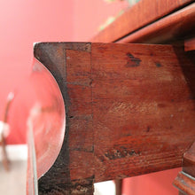 Load image into Gallery viewer, x SOLD Antique English Mahogany Hall Table With 2 Drawers to the Apron, Side Table. B10384