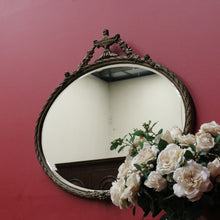 Load image into Gallery viewer, x SOLD French Gilt Wall Mirror Oval Gilt Framed Bevelled Edge Hall Mirror Vanity Mirror B10310